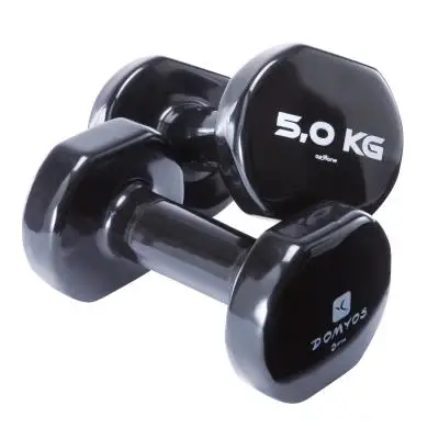 ГАНТЕЛИ ДЛЯ ПИЛАТЕСА И ТОНИФИКАЦИИ МЫЩЦ 2*5 КГ DOMYOS. Decathlon