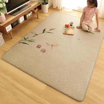 

New Chinese Carpet Nordic Living Room Bedroom Rattan Mat Carpet Japanese Style Mat Mat Tatami Mats Bay Window Mat