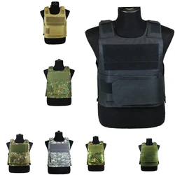 Chaleco táctico militar de camuflaje, armadura corporal, ropa deportiva, caza, chaleco protector de seguridad del ejército Molle, con 7 colores DYF005