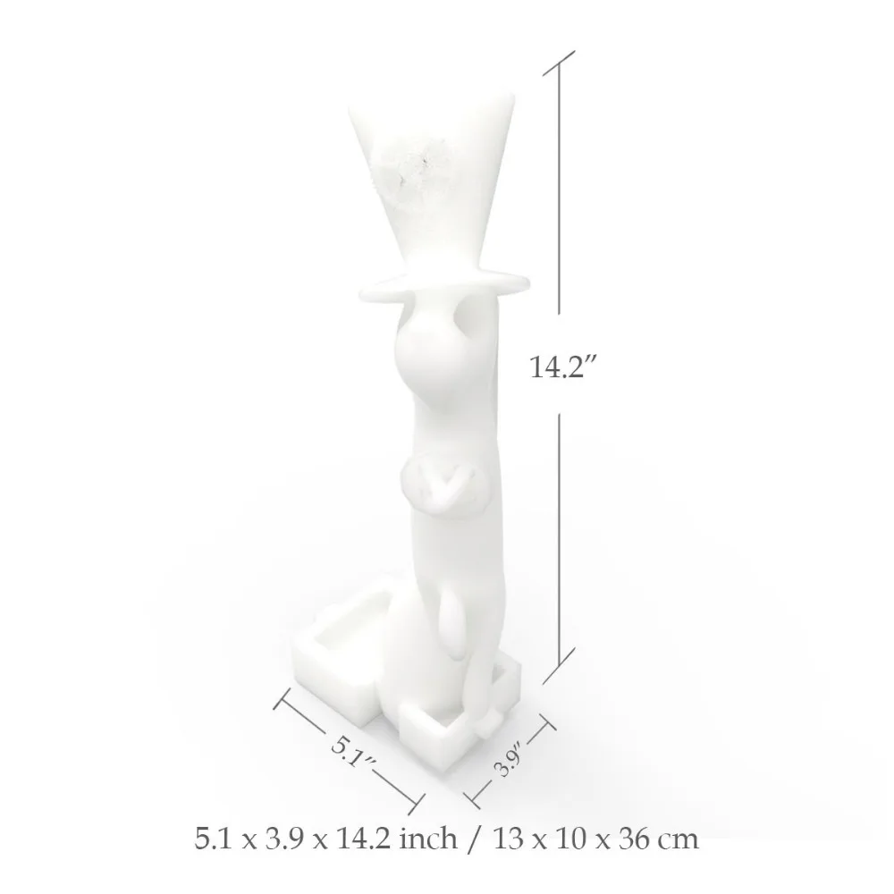 Абстрактная 3d-скульптура кролика украшение дома фигурки и скульптуры Алисы в