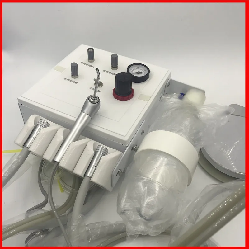 US $115.00 Wall Hanging Dental Delivery Turbine Unit Tube Work Compressor Plastic Shell
