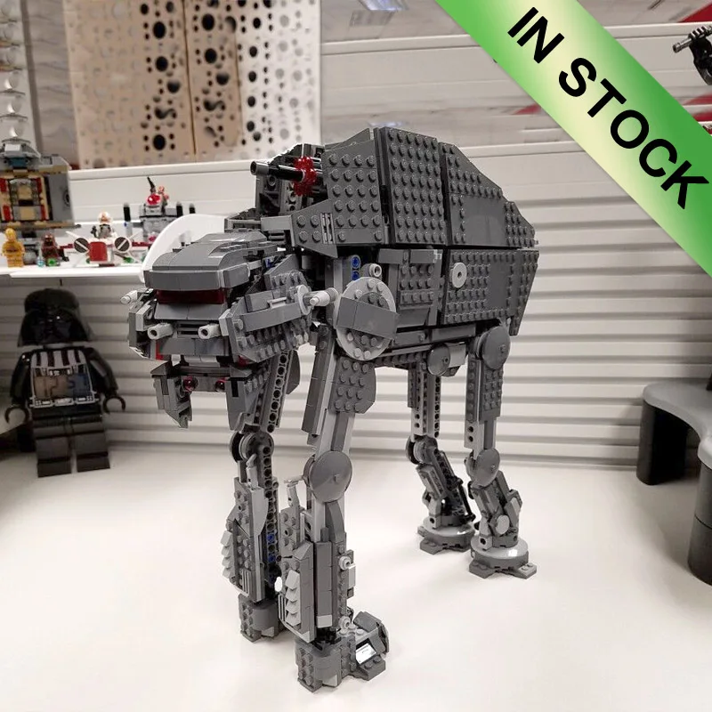 

05130 In Stock 10908 First Order Heavy Assault Walker Star Movie Wars 1406PCS Building Blocks Toys Compatible 75189