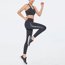 Seamless Yoga Set Women Fitness Clothing Yoga Sport Bra 2 Pcs Sports Suits Individual Line Design Women Gym Tracksuit