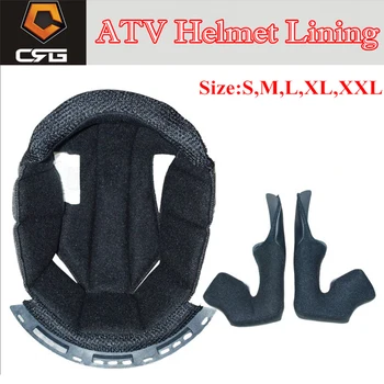 

new Motorcycle Racing Helmet Lining ATV Series Full Face Helmet Protective Inner Pads Removable and Washable Moto Helmet Lining