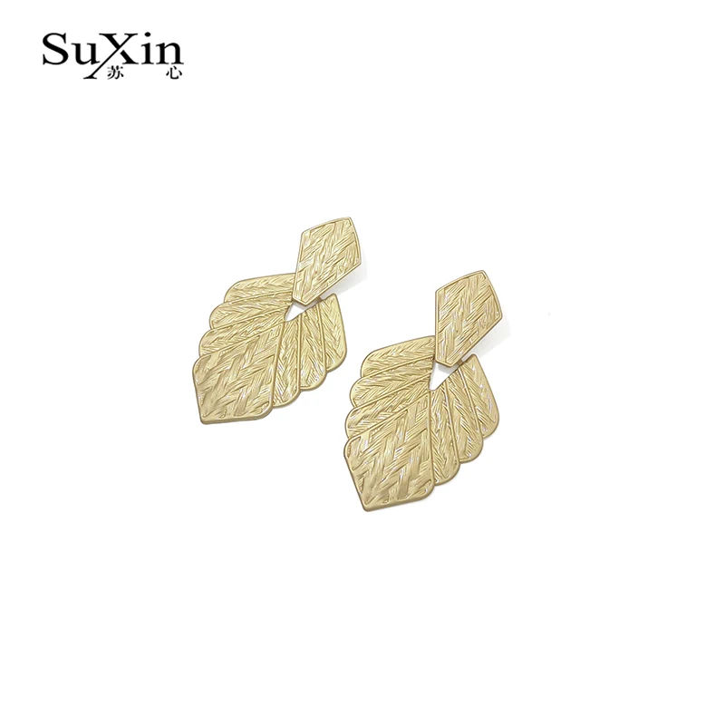 Моде Earrings2019 большие металлические серьги геометрические для женщин Висячие в
