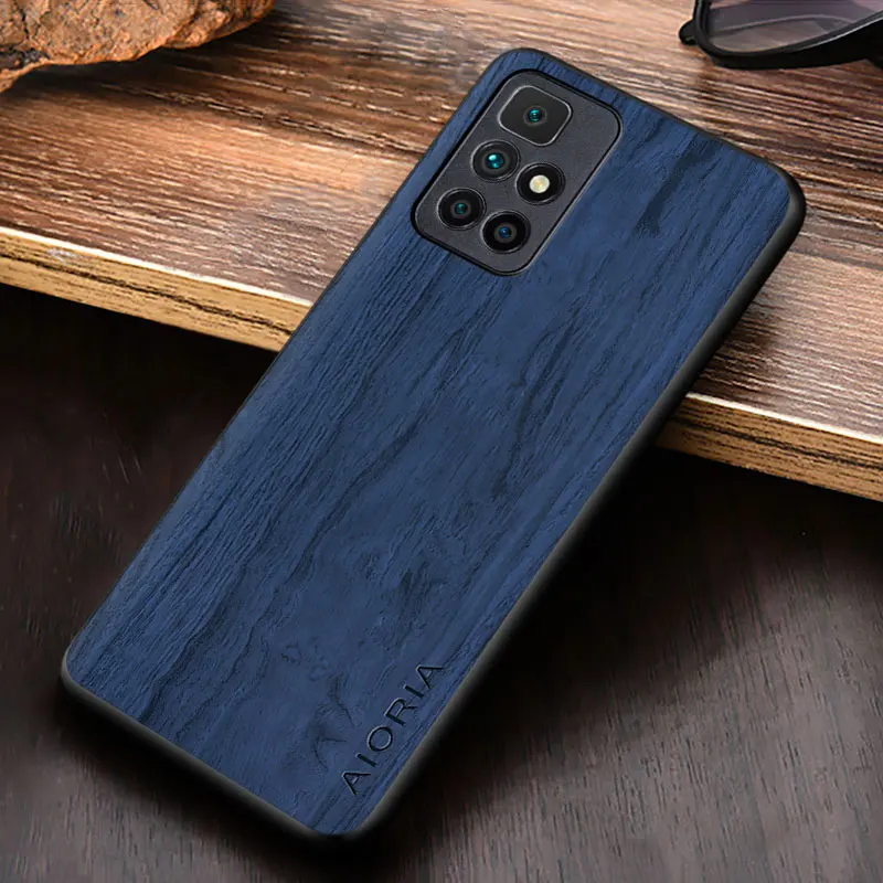 Case for Xiaomi Redmi 10 2022 coque business style simple design  lightweight durable solid color textile