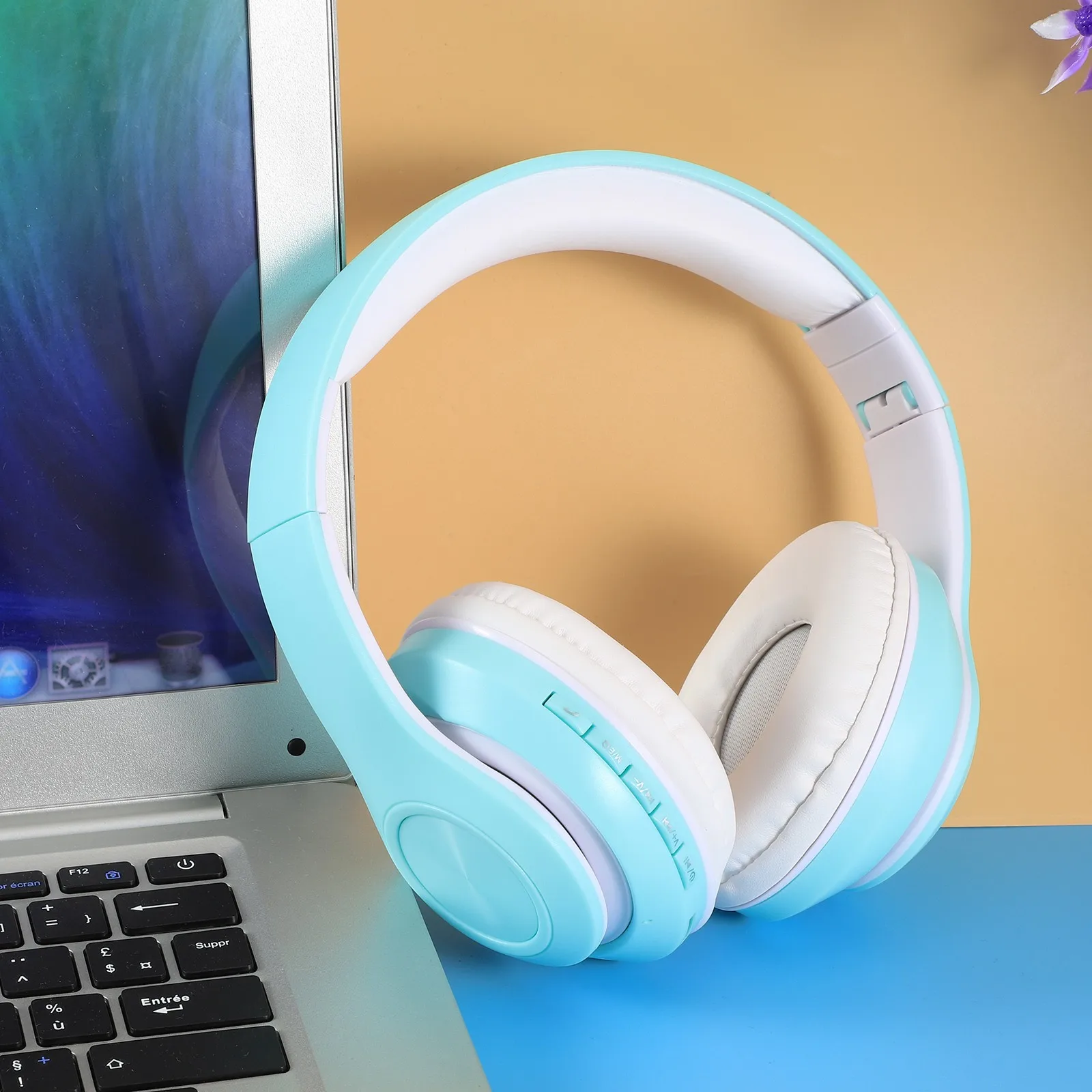 Новая игровая Bluetooth-гарнитура стерео проводные наушники с микрофоном складные