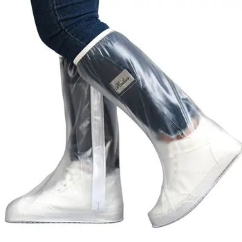 

High Tube Universal Waterproof Thickened Bottom Travel Waterproof and Rainproof Shoe Cover