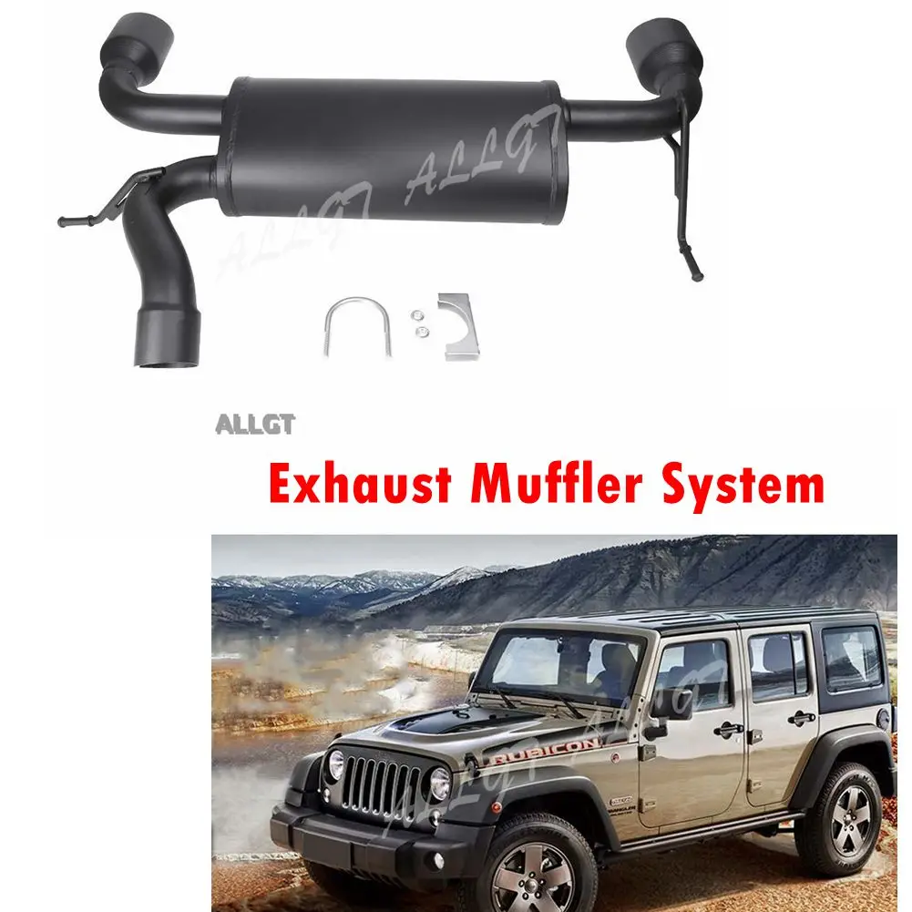 Для Jeep Wrangler JK Unlimited Rubicon 2007- AxleBack глушитель системы