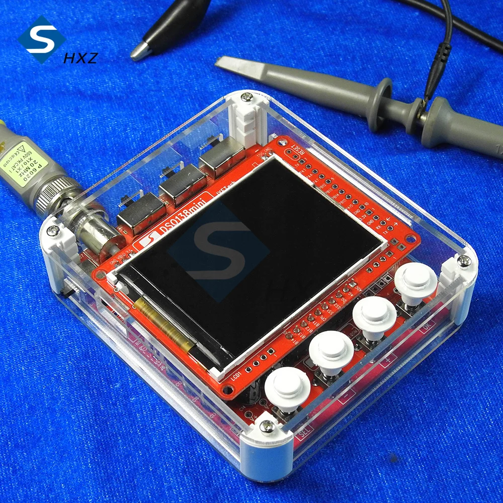 DSO138mini Version Oscilloscope Shell Transparent Case for DSO138 Mini Oscilloscope Digital DIY Kit Electronic Learning Set 4