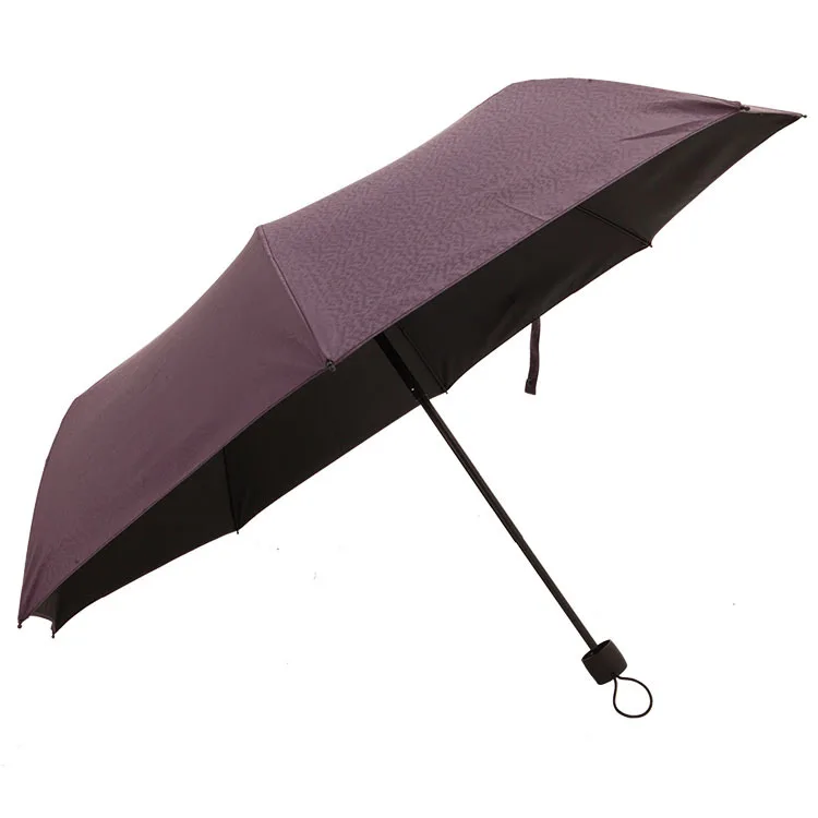 

Plain Color UV-Protection Three-fold Umbrella High-End Fashion Business Men Parasol All-Weather Umbrella You Worth Possesses