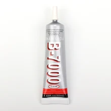 50 мл B-7000 многоцелевой полиуретановый прозрачный клей для металла, стекла, камня, фарфора, дерева, бамбука, кожи, ткань, пластиковая бумага