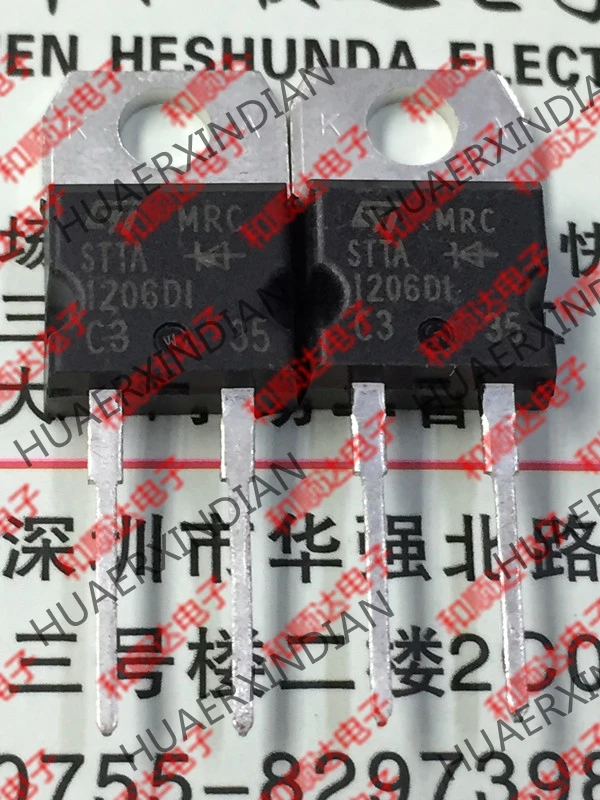 10 шт./лот и STTA1206DI TO-220-2 600V 12A