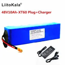 e bike battery 48v 10ah li ion battery pack bike XT60 Plug conversion kit bafang 1000w and 54.6V 2A charger