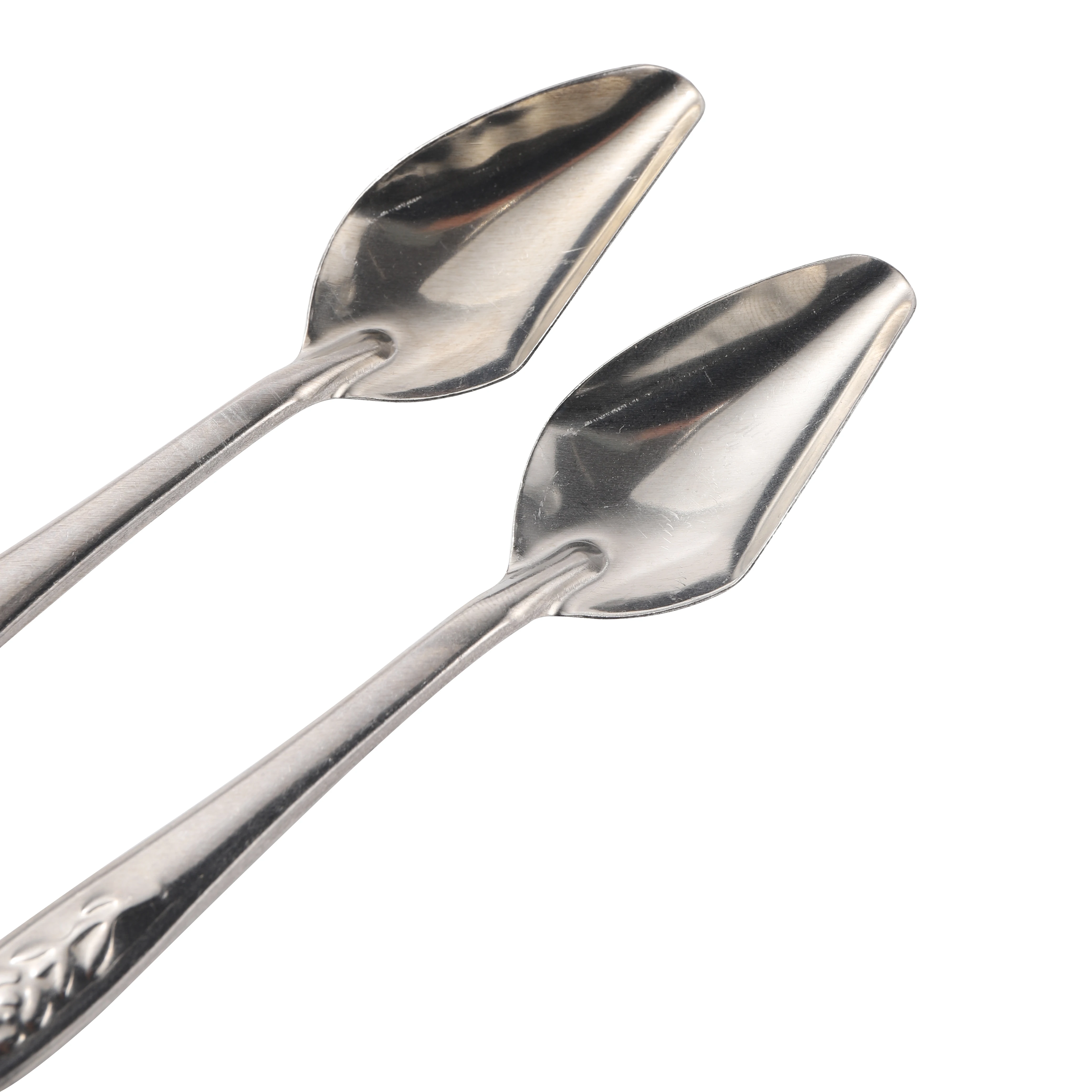 Nestling Feeding Spoon Bird Parrot Feeding Spoon Stainless Steel Water Milk Powder Feeder Spoons Bird Supplies 2 Pcs/set