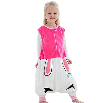 

New Newborn Cute Cartoon Sleeping Bag Jumpsuit Infant Sleeveless Fleece Swaddle Blanket Children's Warm Sleeping Bag #BL5