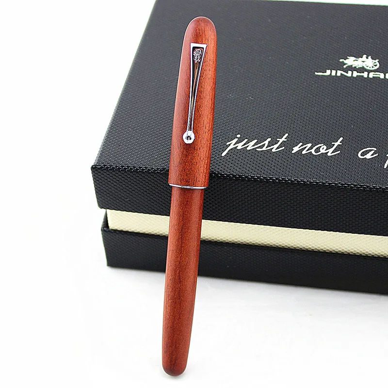 Новая роскошная перьевая ручка из натурального дерева, ручная работа, полностью деревянная Красивая перьевая ручка, 0,5 мм, модная ручка для письма, подарочная ручка - Цвет: Q