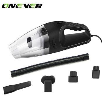 

Onever Portable Car Dust Vacuum Cleaner 120W Handheld Wet Dry Dual-Use Car Cleaning Tool Interior Accessories Auto Interior