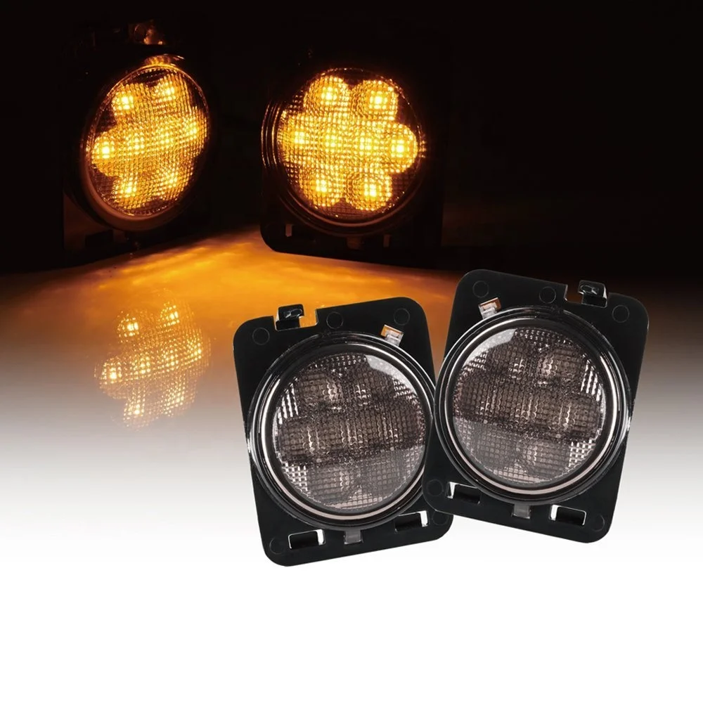 Aazon.co: HANSWD Aber Front LED Turn Signal Light Assebly For 2007