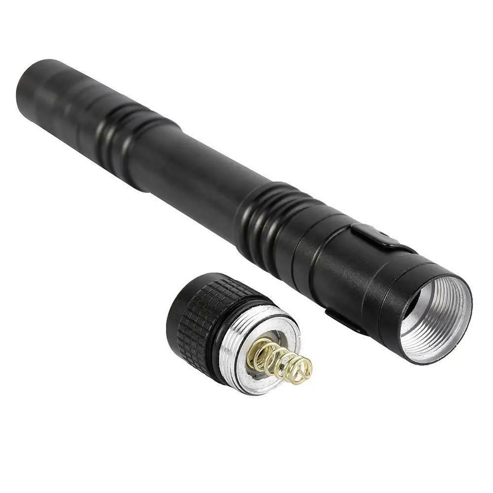 Мини Портативный Q5 светодиодный светильник-вспышка маленький карманный в форме ручки алюминиевый сплав фонарь светильник водонепроницаемый открытый Аварийный Рабочий светильник