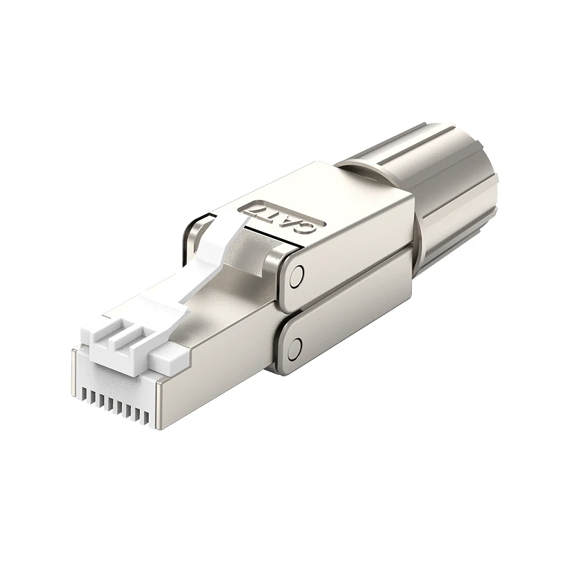 Новинка экранированный полевой коннектор RJ45 8P8C STP концевой разъем для Cat.6/6A/7 23AWG