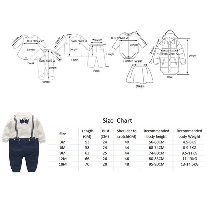 Детский комбинезон; осенняя одежда для новорожденных; хлопковая одежда для младенцев; комбинезон с длинными рукавами для маленьких мальчиков с галстуком-бабочкой; нарядная Пижама на день рождения; верхняя одежда