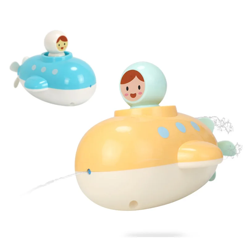 Детская подводная лодка для ванны, игрушка для детей, для ванной, для обучения, игрушка для воды, для детей, для мальчиков и девочек от 1 до 3 лет, счастливая ванна для малышей, пена для плавания на пляже