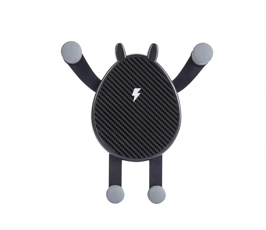 

Haoba Universal Mobile phone bracket cellphone wireless charger stand car phone holder with wireless charging function