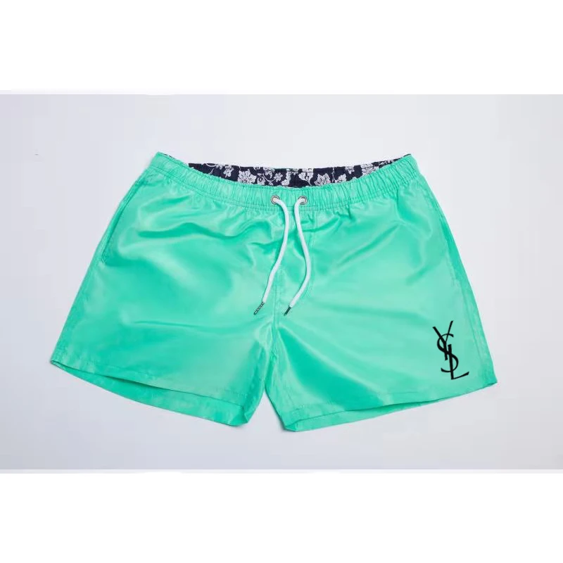 2021 de verano de los hombres pantalones cortos de playa de moda de baño bañadores hombres traje transpirable con cintura baja playa natación Pantalones