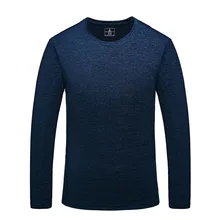 Мужская походная футболка с длинным рукавом, свободная быстросохнущая дышащая футболка, топ для занятий спортом на открытом воздухе, фитнесом и бегом