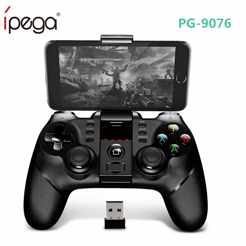 IPega PG-9076 беспроводной Bluetooth геймпад 2 4G кронштейн Джойстик Android Win игровая консоль