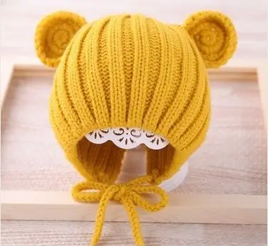 

Baby Beanie Hat Top Kids Cap Fresh Decoration Lace Winter Cotton Hat Baby Hat Autumn and Winter Sets of Newborn Baby Girl Ideas