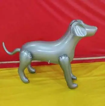 

4style Inflatable dog model black white pet mannequin dog clothing PVC bracket props dog photo display one piece D112