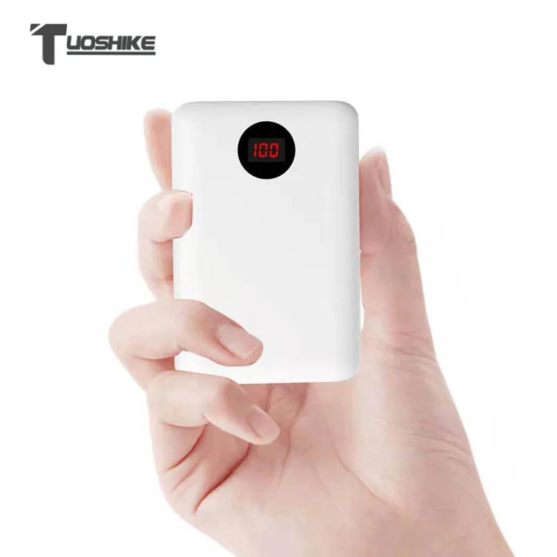 

10000mAh Mini Power Bank for Xiaomi Iphone LED Display External Battery Charger Portable Powerbank for Samsung Huawei