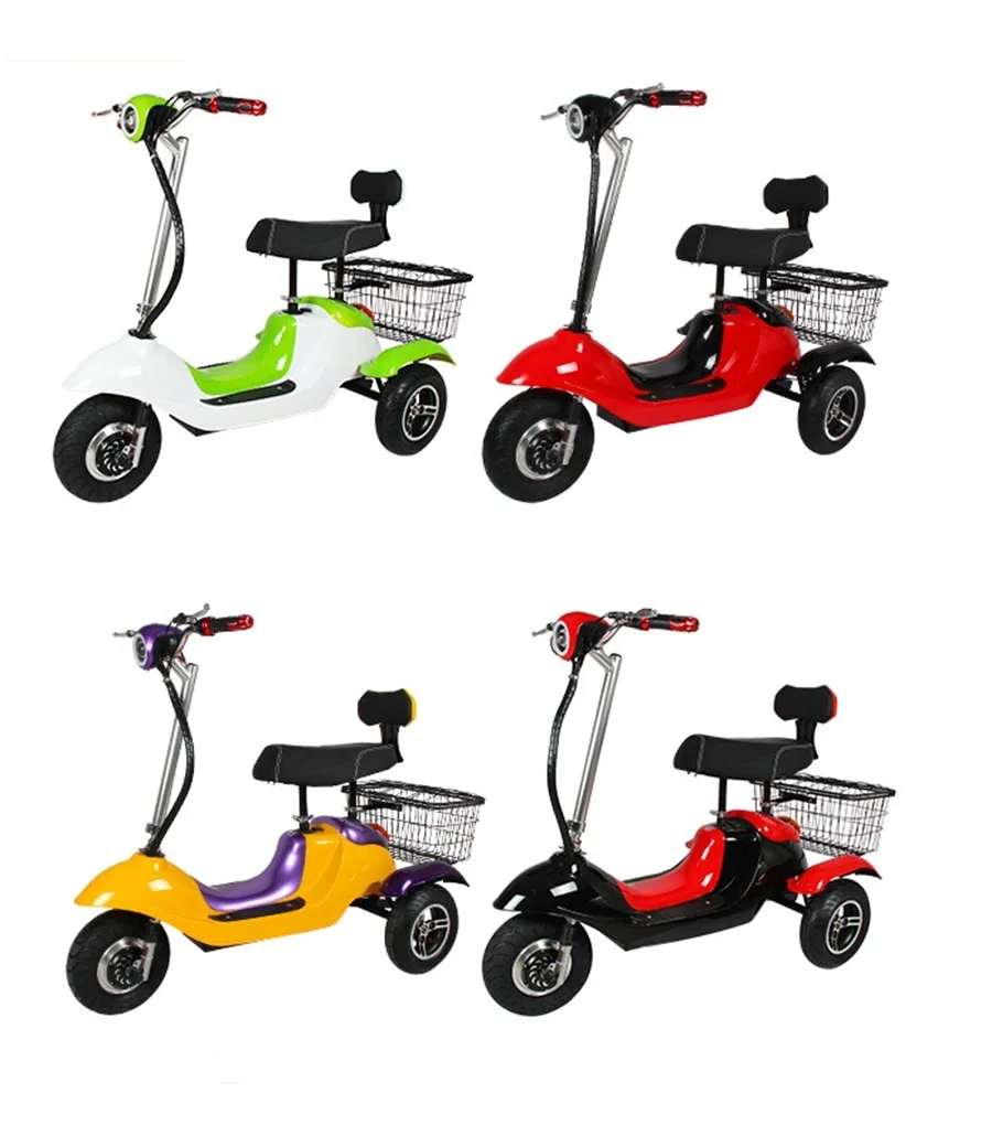 Electric Tricycle Bike Three Wheels Electric Scooters 6.5 Inch 48V 500W Portable 3 Wheel Electric Scooter Adults (12)