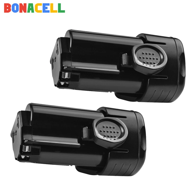 Bonacell 2 шт. 2000 мА/ч, LBXR12 для BLACK&DECKER аккумуляторная батарея 12V li-ion BL1110 BL1310 BL1510 LB12 LBX12 LBXR12 BDCDMT112 EGBL108 EGBL108KB