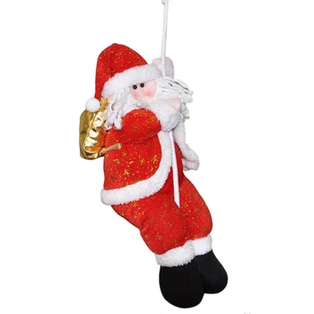 

Rope Climbing Santa Claus Ornaments Are Used to Decorate Gardens, Indoors and Outdoors, Shopping Malls, Etc. ( 22CM)