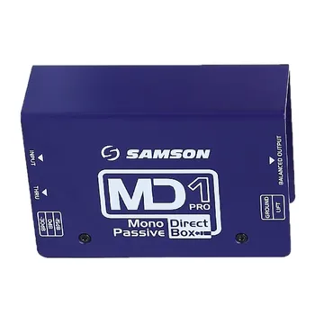 

Samson MD1 Pro Mono Passive Direct Box signal conversion DI box recording performance single block guitar effect