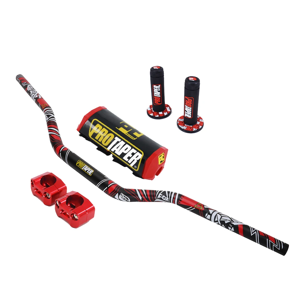 1 1/8 "Жир Бар 28 мм CNC Руль Ручка Зажим Pad мотоцикл для SUZUKI RM125 RM250 RMZ250 RMZ450 RMX250 DR250 DRZ400