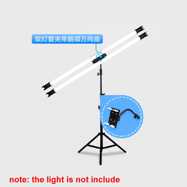 Suporte de Luz para Nanlite Suporte para Tubo de Luz 30c com Braçadeira Nanlite Naguang Inclui Tripé 15c Não - Image 2