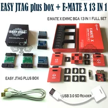 Новые оригинальные z3x-легкий JTAG плюс коробка+ E-MATE X 13 в 1/E-MATE X эмате коробка EMMC BGA 13 в 1