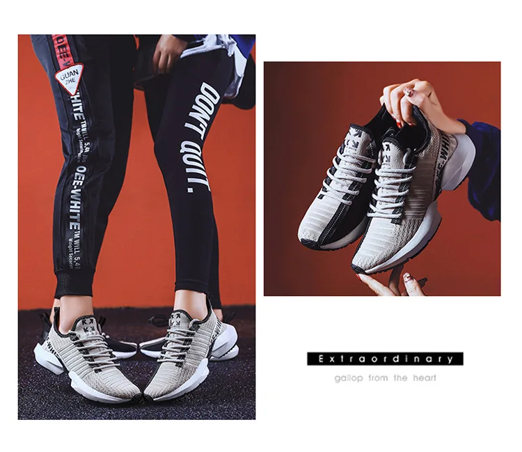 Couples Casual White Shoes Fly Woven Breathable Extra High Old Man Shoes Students Lightweight Sports Running Shoes Online Celebr