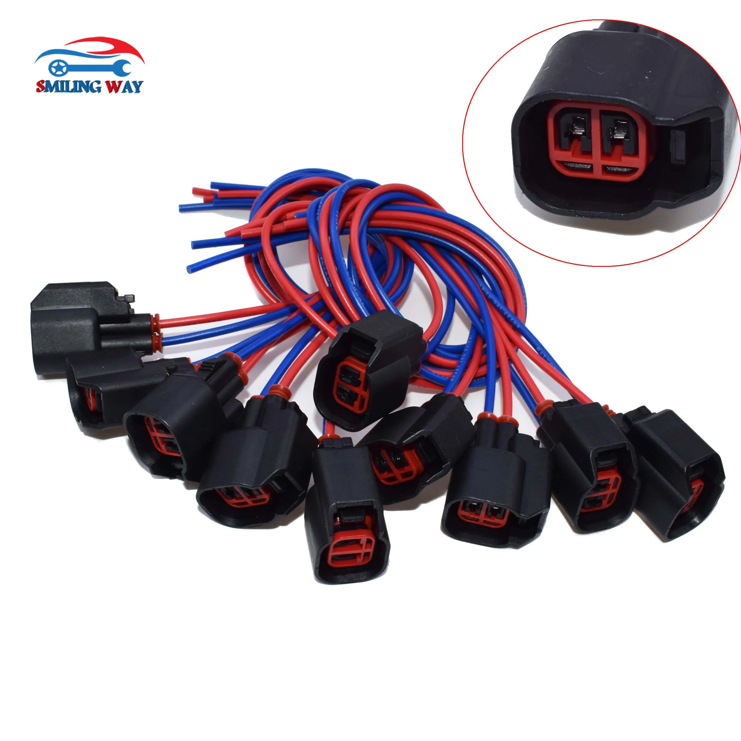 Fuel Injector / Speed Sensor Harness Connector Pigtail Plug For Chevrolet Ford Mazda Volvo Dodge Mitsubishi Jeep Hyundai Suzuki