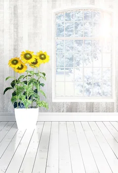 

Vinyl indoor window sunflowers Photography Backdrop Photo Background wedding party Background Photo Studio