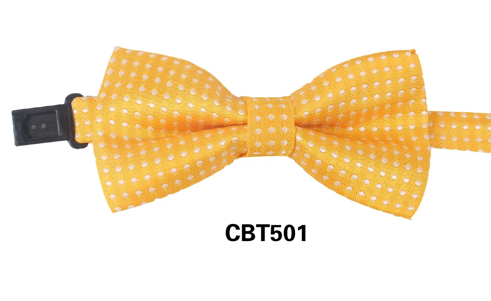 Новые точки дети бабочкой модные галстуки Регулируемый мужской галстук для мальчика и девочки полиэстер Pre-Tied - Цвет: CBT501