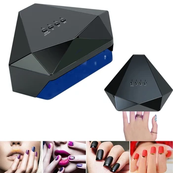 

42W UV LED Lamp Nail Dryer Diamond Shaped Gel Curing Varnish Nail Gel Lamp LCD Display For Gel Varnish Manicure Tools