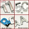 3D 5cm / 7cm Self Adhesive Door Number Sign Number Digit Apartment Hotel Office Door Address Street Number Stickers Plates Signs ► Photo 1/6