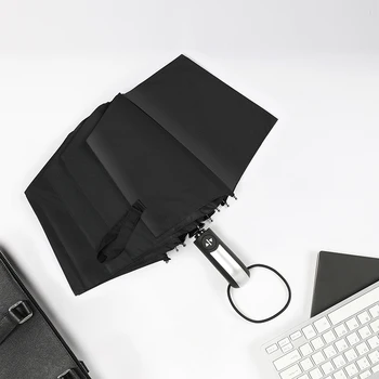 

Umbrella Women & Men Rain or Shine Dual-Use Shading Large Parasol Sun UV Automatic Folding Umbrella