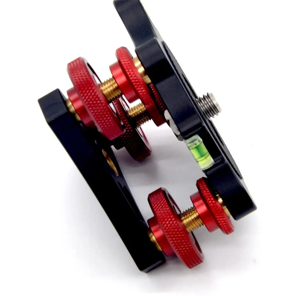VELEDGE LP-64 Tripod Leveling Base with 3 Adjustment Dials for Camera Tripod