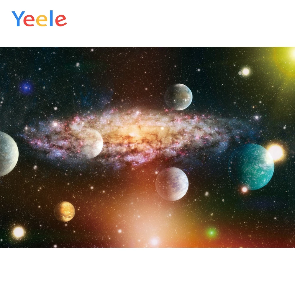 Сценический фон для фотосъемки Yeele звезды туманность космос Млечный путь